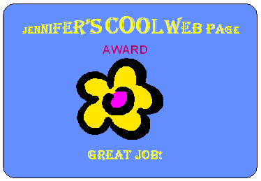 Jennifer's Award